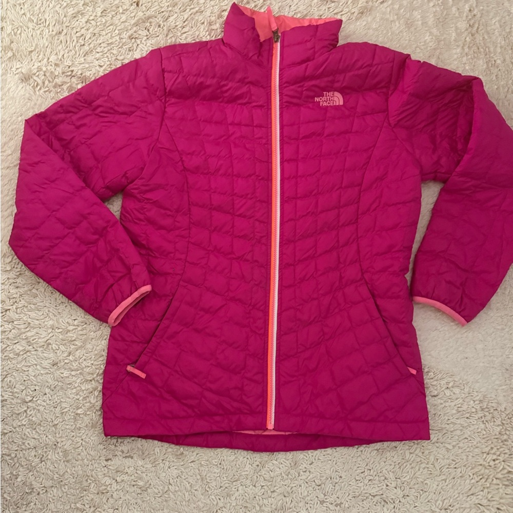 The North Face Fuchsia Quilted Jacket